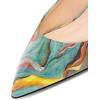 imageFSJ Women Sexy Leopard Prints Flats Hidden Low Heels Pumps Closed Pointy Toe Slip On Shoes Size 415 USDrift Sand