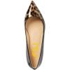 imageFSJ Women Sexy Leopard Prints Flats Hidden Low Heels Pumps Closed Pointy Toe Slip On Shoes Size 415 USLeopardgradient