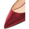 imageFSJ Women Sexy Leopard Prints Flats Hidden Low Heels Pumps Closed Pointy Toe Slip On Shoes Size 415 USMaroon