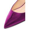 imageFSJ Women Sexy Leopard Prints Flats Hidden Low Heels Pumps Closed Pointy Toe Slip On Shoes Size 415 USPurple