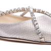imageFSJ Women Trendy Pointed Toe Ballet Flats Crystal Crossover Straps Slip On Walking Shopping Girls Shoes Size 415 M USLavender