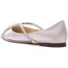 imageFSJ Women Trendy Pointed Toe Ballet Flats Crystal Crossover Straps Slip On Walking Shopping Girls Shoes Size 415 M USLavender
