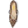 imageFSJ Women Trendy Pointed Toe Ballet Flats Crystal Crossover Straps Slip On Walking Shopping Girls Shoes Size 415 M USLeopard