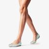 imageFSJ Women Trendy Pointed Toe Ballet Flats Crystal Crossover Straps Slip On Walking Shopping Girls Shoes Size 415 M USLight Green Glitter