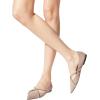 imageFSJ Women Trendy Pointed Toe Ballet Flats Crystal Crossover Straps Slip On Walking Shopping Girls Shoes Size 415 M USPeachpuff