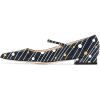 imageFSJ Women Sexy Leopard Prints Flats Hidden Low Heels Pumps Closed Pointy Toe Slip On Shoes Size 415 USStripesdots