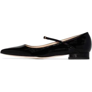imageFSJ Women Sexy Leopard Prints Flats Hidden Low Heels Pumps Closed Pointy Toe Slip On Shoes Size 415 USBlack Leather