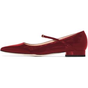 imageFSJ Women Sexy Leopard Prints Flats Hidden Low Heels Pumps Closed Pointy Toe Slip On Shoes Size 415 USMaroon