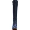 imageFSJ Women Comfortable Side Zipper Wedge High Heel Point Toe Fancy Pull On Ladies Fashion Winter Boot Size 415 USBlue