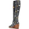 imageFSJ Women Comfortable Side Zipper Wedge High Heel Point Toe Fancy Pull On Ladies Fashion Winter Boot Size 415 USGalaxy