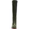 imageFSJ Women Comfortable Side Zipper Wedge High Heel Point Toe Fancy Pull On Ladies Fashion Winter Boot Size 415 USOlive Green