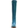 imageFSJ Women Comfortable Side Zipper Wedge High Heel Point Toe Fancy Pull On Ladies Fashion Winter Boot Size 415 USTeal