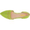 imageFSJ Women Cute DOrsay Ballet Flat for Comfort Pointed Toe Low Heel Dress Casual Shoe Size 415 USGreen