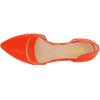 imageFSJ Women Cute DOrsay Ballet Flat for Comfort Pointed Toe Low Heel Dress Casual Shoe Size 415 USOrange