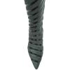 imageFSJ Women Fashion Pointed Toe Low Kitten Heel Knee High Boots Faux Fur Thread Comfort Winter Party Shoe with Side Zipper Size 415 USGreen
