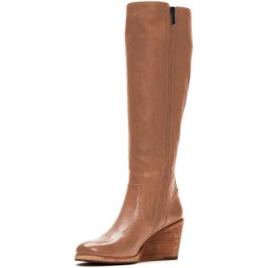 imageFSJ Women Comfortable Side Zipper Wedge High Heel Point Toe Fancy Pull On Ladies Fashion Winter Boot Size 415 USPeru