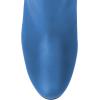 imageFSJ Women Chic Knee High Boots Stretch Pull On Round Closed Toe Long Booties Chunky Block Heels Leather Ladies Dress Party Fall Winter Shoes Size 415 USBlue