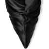 imageFSJ Women Knee High Boots Pointy Toe Stiletto High Heel Slouchy Back Zipper Booties Fashion Long Stretch Sexy Fall Winter Dress Shoes Size 415 USBlack