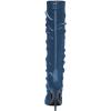 imageFSJ Women Knee High Boots Pointy Toe Stiletto High Heel Slouchy Back Zipper Booties Fashion Long Stretch Sexy Fall Winter Dress Shoes Size 415 USBlue