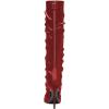 imageFSJ Women Knee High Boots Pointy Toe Stiletto High Heel Slouchy Back Zipper Booties Fashion Long Stretch Sexy Fall Winter Dress Shoes Size 415 USRed