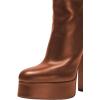 imageFSJ Women Round Toe Platform Knee High Boots Side Zipper Chunky High Heel Ladies Winter Prom Party Dress Shoes Size 416 USSienna
