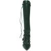 imageFSJ Women Elegant Pointed Toe Knee High Boots Stiletto High Heel Side Zipper Ladies Winter Long Boots Size 415 USDark Green