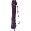 imageFSJ Women Elegant Pointed Toe Knee High Boots Stiletto High Heel Side Zipper Ladies Winter Long Boots Size 415 USPurple