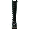 imageFSJ Women Fashion Straps Buckle Round Toe Knee High Boots Chunky High Heel Casual Walking Ladies Platform Shoes Size 415 USDark Green