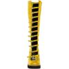 imageFSJ Women Fashion Straps Buckle Round Toe Knee High Boots Chunky High Heel Casual Walking Ladies Platform Shoes Size 415 USYellow