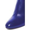 imageFSJ Women Knee High Long Boots Round Toe Stiletto Heel Winter Riding Boots Side Zipper Size 415 USRoyal Blue