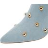 imageFSJ Women Studded Stiletto High Heel Over the Knee Boots Pointed Toe Side Zipper Thigh High Boot Long Fall Winter Sexy Stretch Suede Shoes Size 416 USBlue