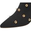 imageFSJ Women Studded Stiletto High Heel Over the Knee Boots Pointed Toe Side Zipper Thigh High Boot Long Fall Winter Sexy Stretch Suede Shoes Size 416 USBlack