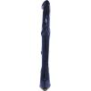 imageFSJ Women Thigh High Boots High Stiletto Heels Side Zipper Glossy Leather Stretch Sexy Over the Knee Boots Pointed Toe Studded Fashion Shoes Size 416 USBlue
