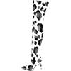 imageFSJ Women Thigh High Long Boots Over The Knee Pointed Toe Fashion High Heels ShoesBlack and White Leopard Print