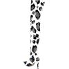 imageFSJ Women Thigh High Long Boots Over The Knee Pointed Toe Fashion High Heels ShoesBlack and White Leopard Print