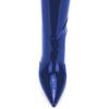 imageFSJ Women Thigh High Long Boots Over The Knee Pointed Toe Fashion High Heels ShoesBlue