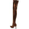 imageFSJ Women Thigh High Long Boots Over The Knee Pointed Toe Fashion High Heels ShoesBrown