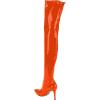 imageFSJ Women Thigh High Long Boots Over The Knee Pointed Toe Fashion High Heels ShoesOrange