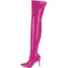 imageFSJ Women Thigh High Long Boots Over The Knee Pointed Toe Fashion High Heels ShoesPink