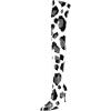 Black and White Leopard Print