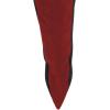 imageFSJ Women Over the Knee Thigh High Boots Sexy Pointed Toe Stiletto High Heel Multicolor Long Stretch Suede Nightclub Party Dress Shoes Size 416 USBlack Red and Yellow