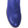 imageFSJ Women Retro Knee High Combat Boots Stacked Block Heels Almond Toe Laceup Zipper Party Winter Boots Shoe Size 415 USRoyal Blue