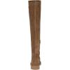 imageFSJ Women Stylish Over The Knee Low Block Flat Heel Boots Thigh High Comfy Faux Suede Closed Toe Stretch Riding Boots Size 416 USBrown