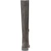 imageFSJ Women Stylish Over The Knee Low Block Flat Heel Boots Thigh High Comfy Faux Suede Closed Toe Stretch Riding Boots Size 416 USGrey