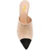 imageFSJ Women Fashion TwoTone Pointed Toe Mules High Heels Pumps Slip On Sandals Shoes Size 415 USBeige