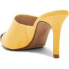 imageFSJ Women Fashion TwoTone Pointed Toe Mules High Heels Pumps Slip On Sandals Shoes Size 415 USYellow