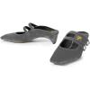 imageFSJ Women Low Cone Heel Mules Velvet Closed Square Toe Pearl Buckle Strap Slip On Pumps Backless Slide Sandals Office Dress Shoes Size 415 USGrey Velvet