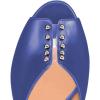 imageFSJ Women Stylish Peep Toe Mules Stiletto High Heels Pumps Slide Sandals Casual Shoes Size 415 USBlue