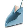 imageWomen Pointed Toe Spool High Heel Mules Pumps Backless Slide Sandals Party Dress Shoes Size 415 USBlue