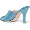 imageWomen Pointed Toe Spool High Heel Mules Pumps Backless Slide Sandals Party Dress Shoes Size 415 USBlue
